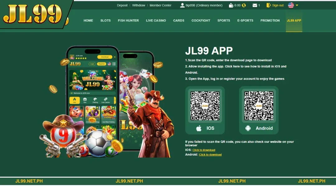 Feel the speed, stability and convenience when downloading the JL99 app