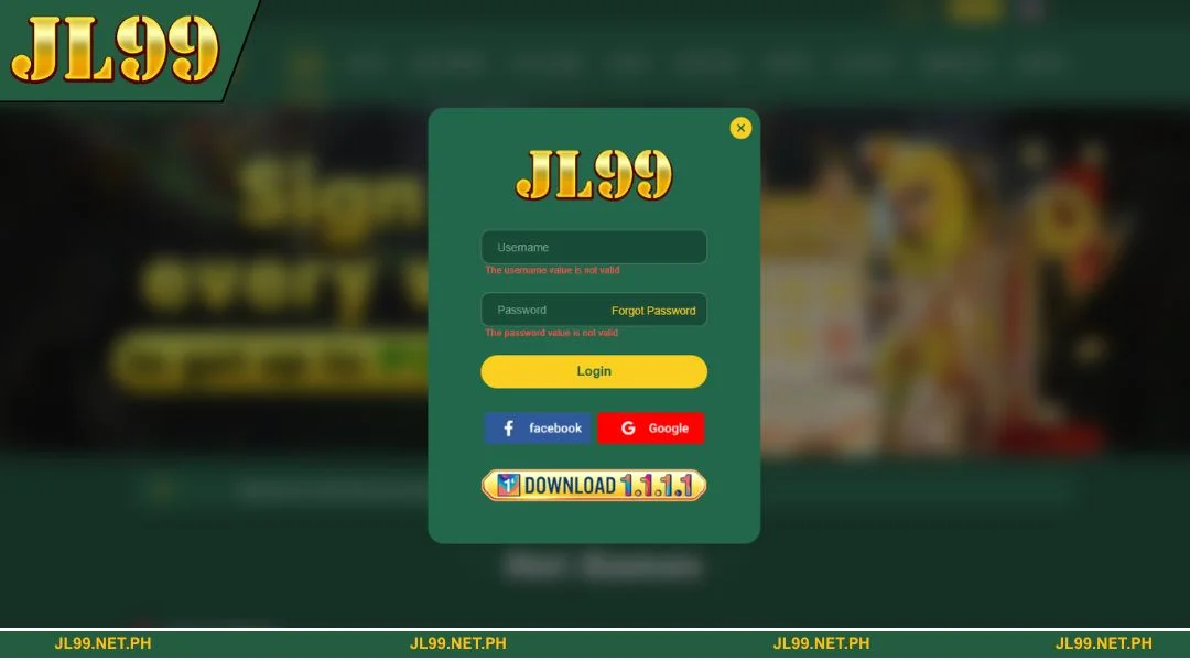 JL99 login process is very quick and secure